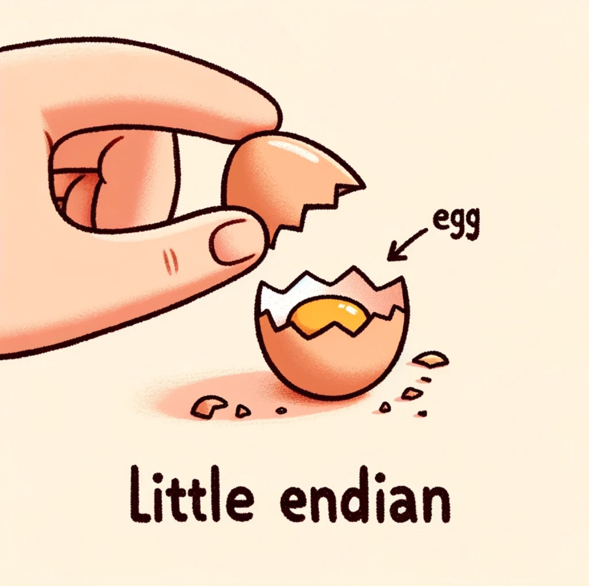 little endian egg