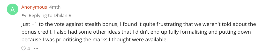 midterm negative feedback